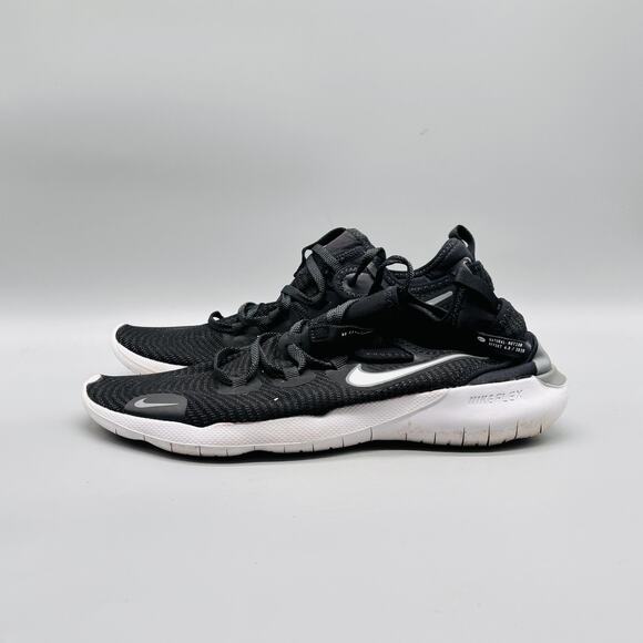 Nike Shoes Womens 10 Black White Flex Running Training Athletic Sneakers Lace Up - Picture 4 of 11